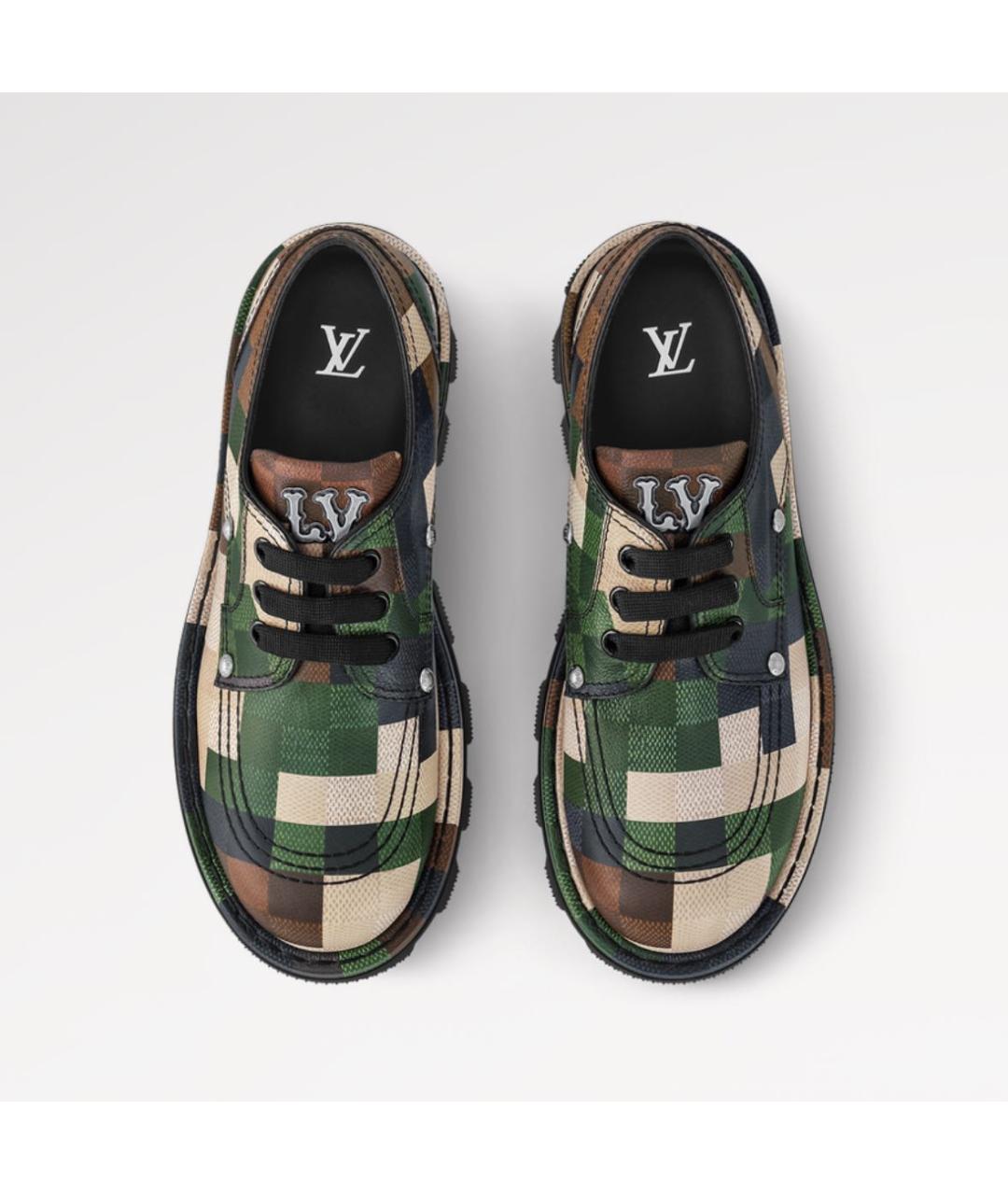 LOUIS VUITTON Мульти кожаные лоферы, фото 4