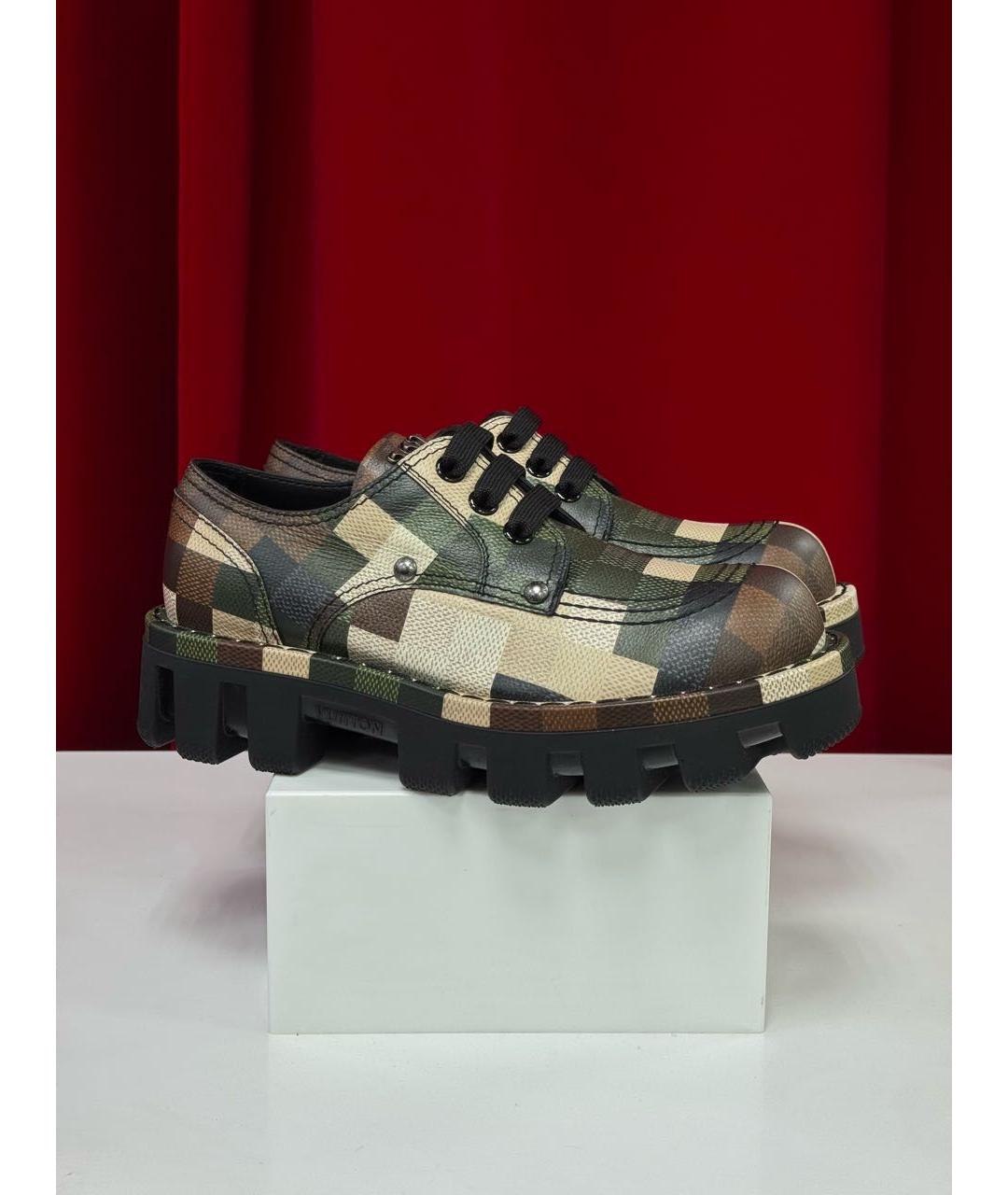 LOUIS VUITTON Мульти кожаные лоферы, фото 7