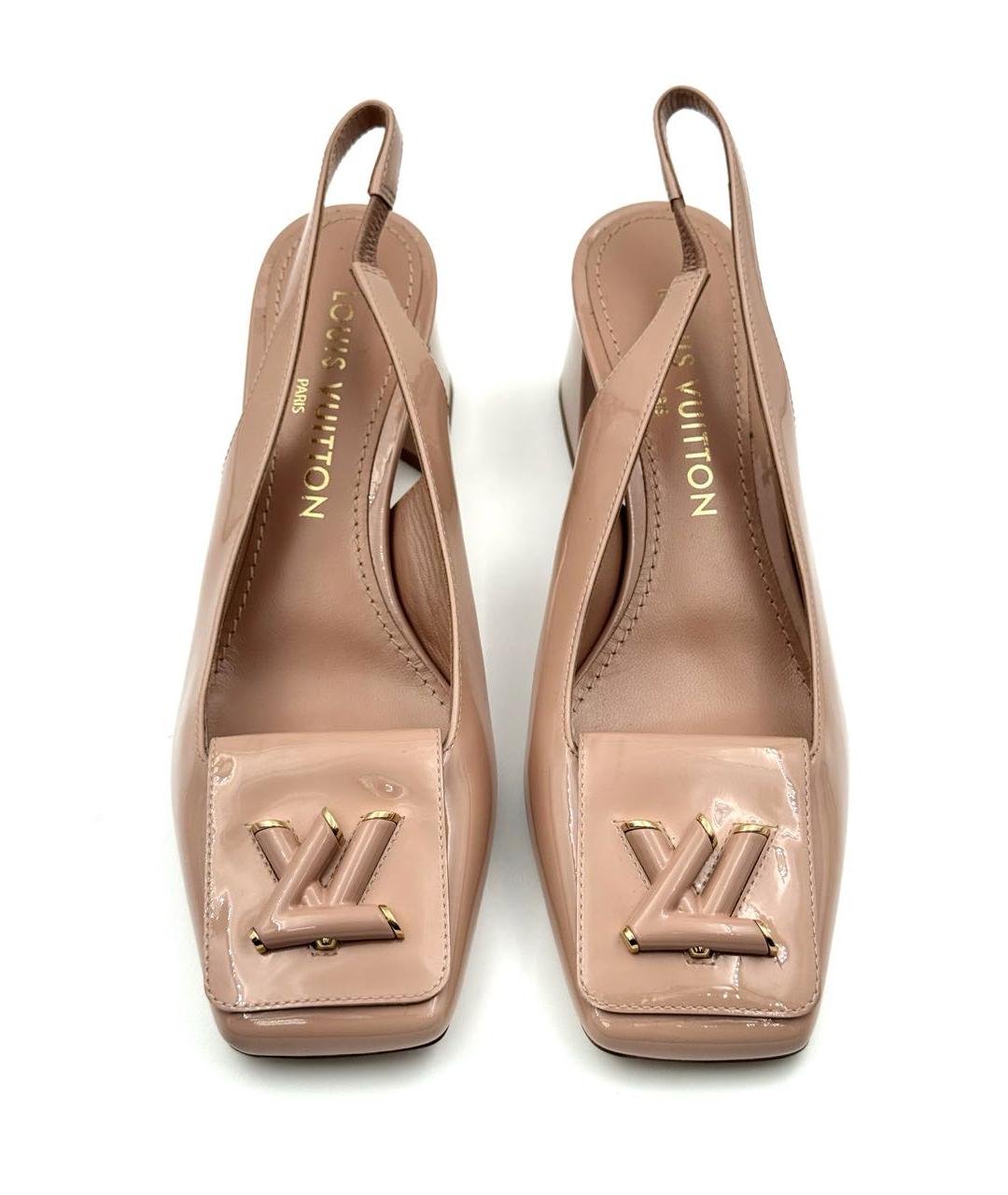 LOUIS VUITTON Бежевые туфли, фото 4