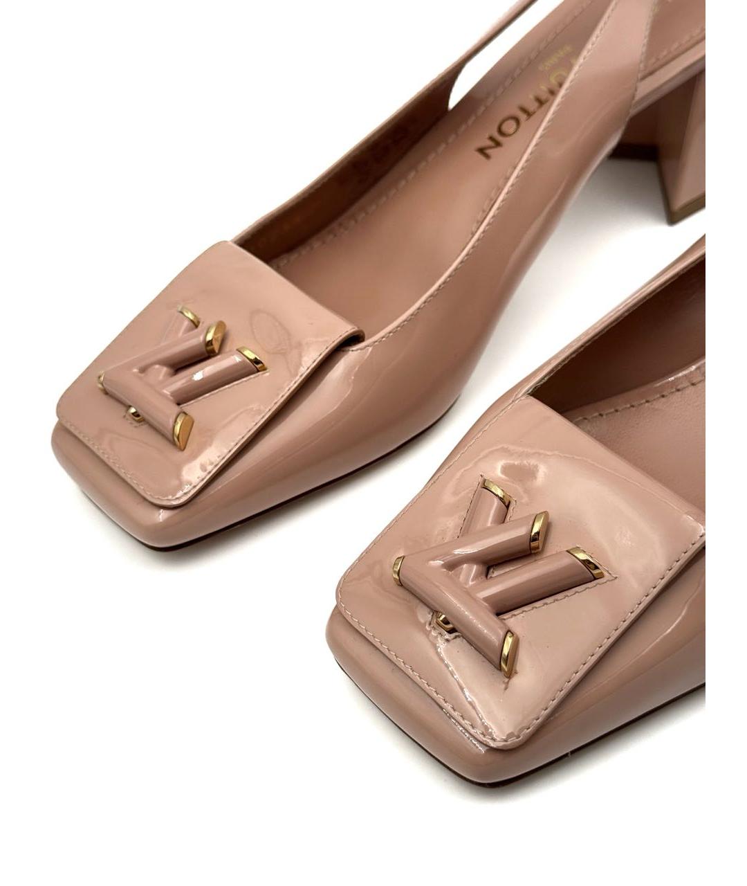 LOUIS VUITTON Бежевые туфли, фото 3