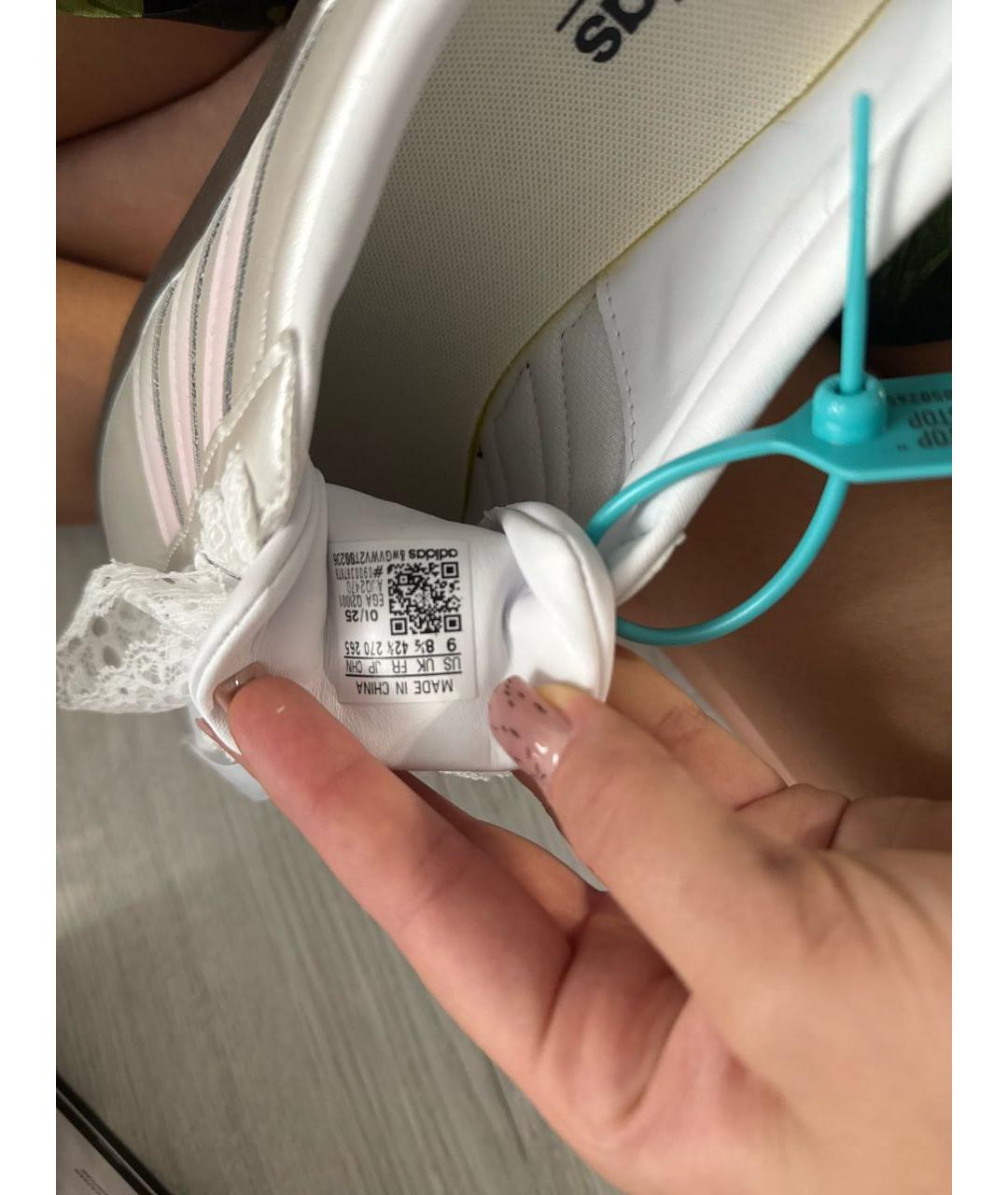 ADIDAS Серебряные замшевые кеды, фото 7