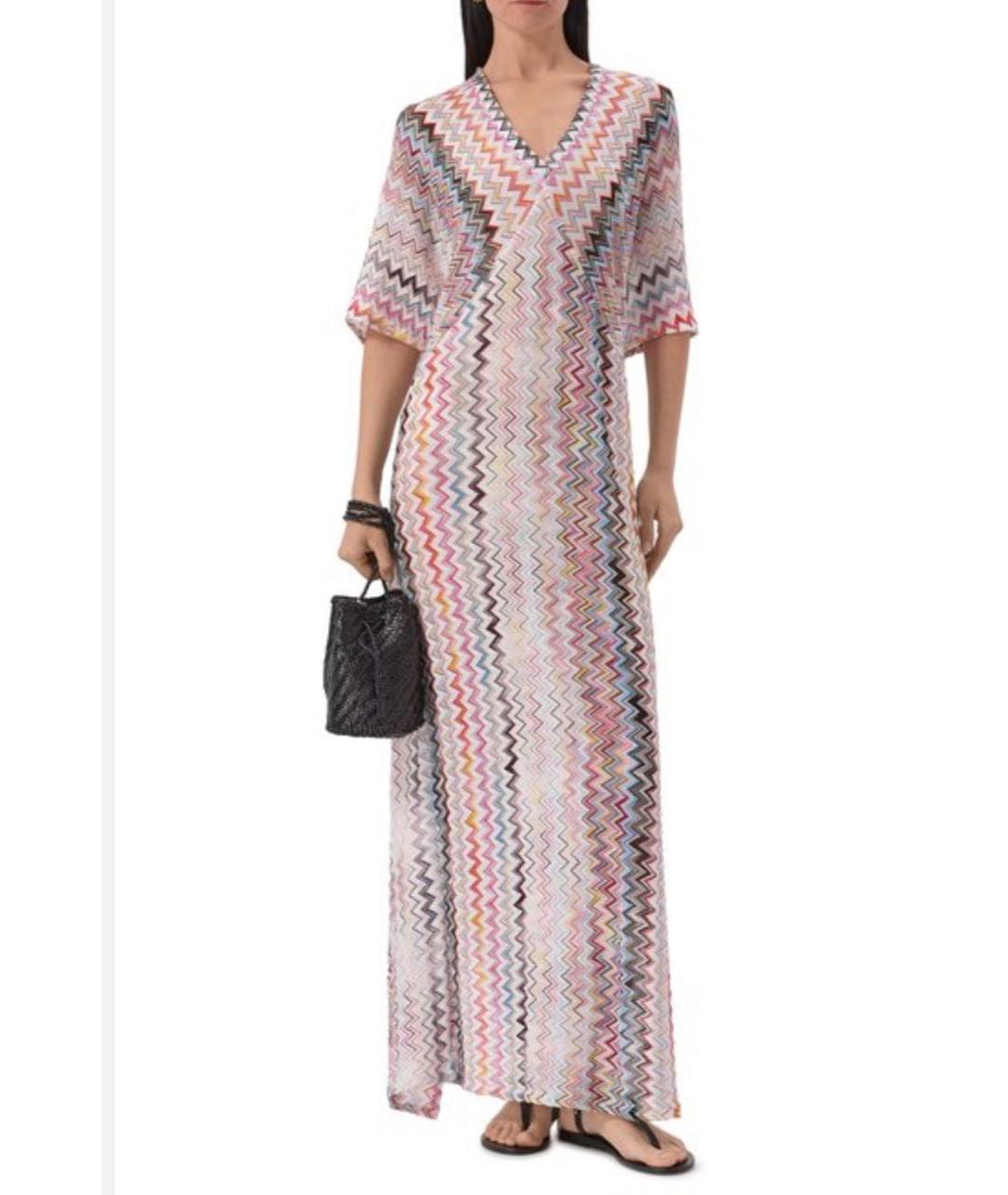 MISSONI Мульти вискозное платье, фото 2