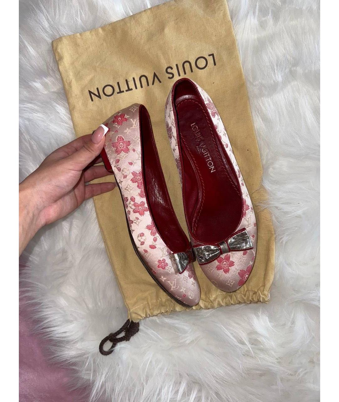 LOUIS VUITTON Розовые балетки, фото 5