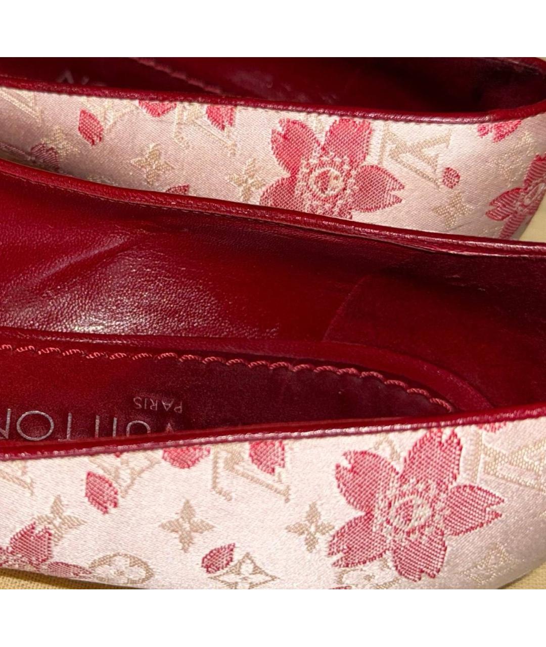 LOUIS VUITTON Розовые балетки, фото 6