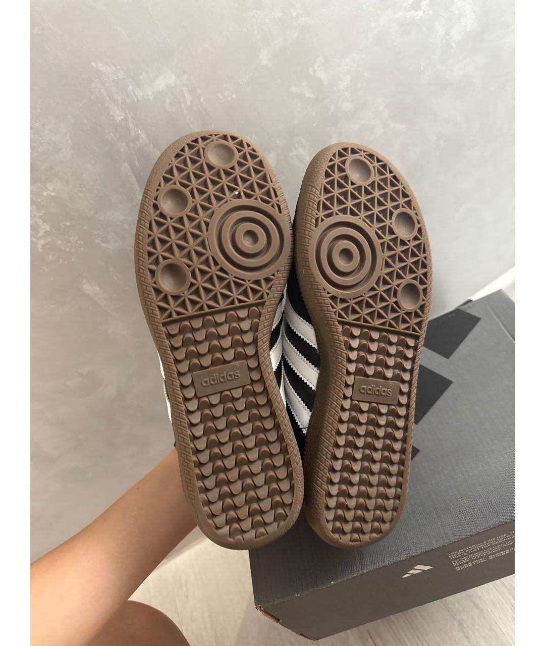 ADIDAS Черные замшевые кроссовки, фото 7