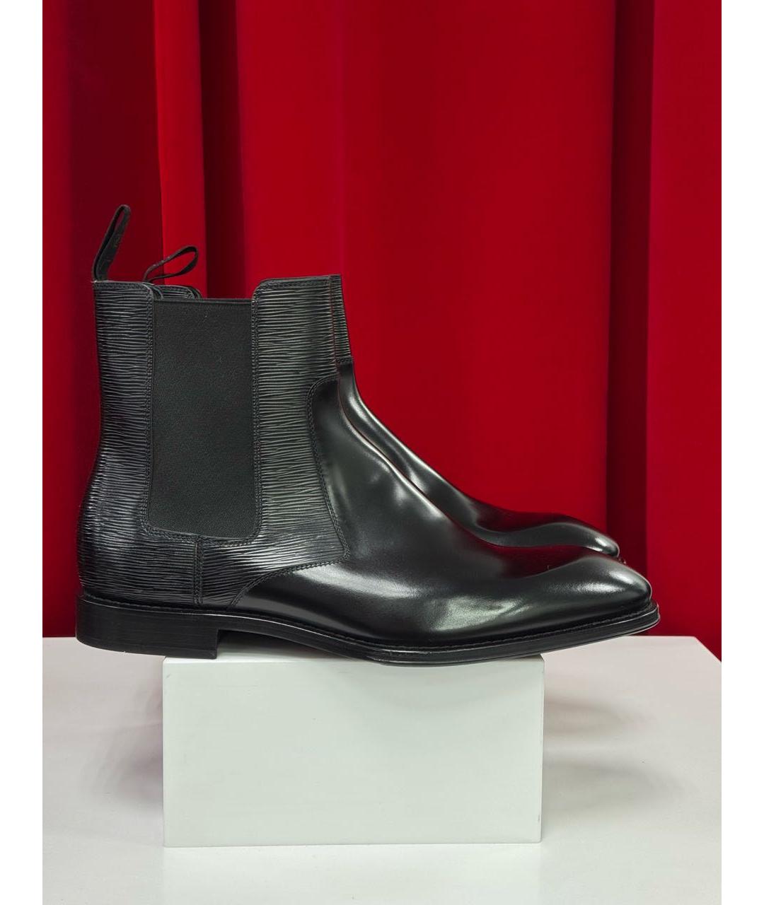 LOUIS VUITTON Черные низкие ботинки, фото 5