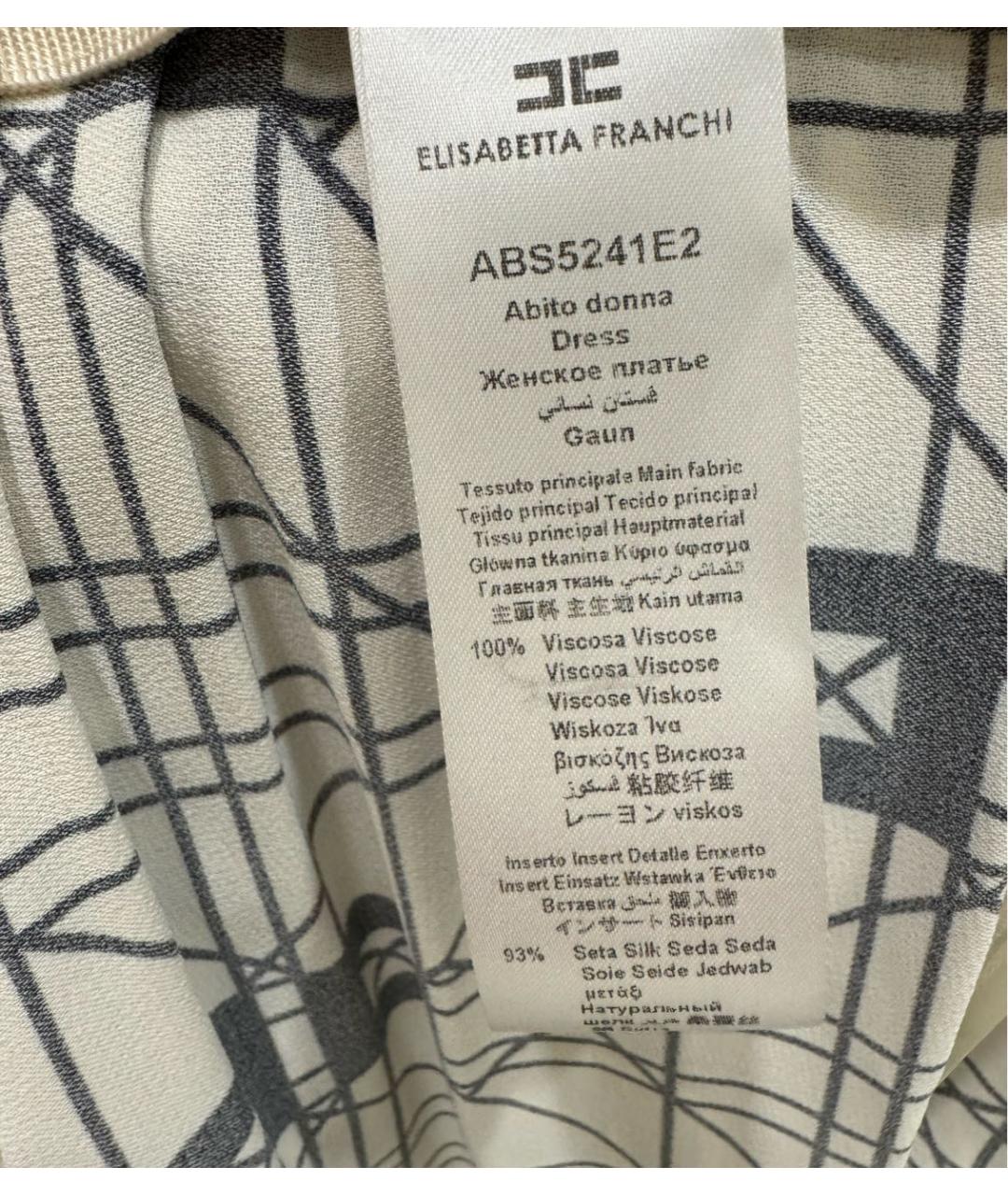 ELISABETTA FRANCHI Вискозное повседневное платье, фото 7