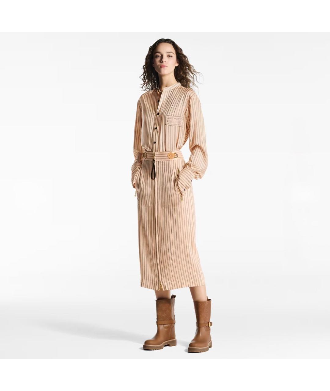 LOUIS VUITTON Кожаные сапоги, фото 5
