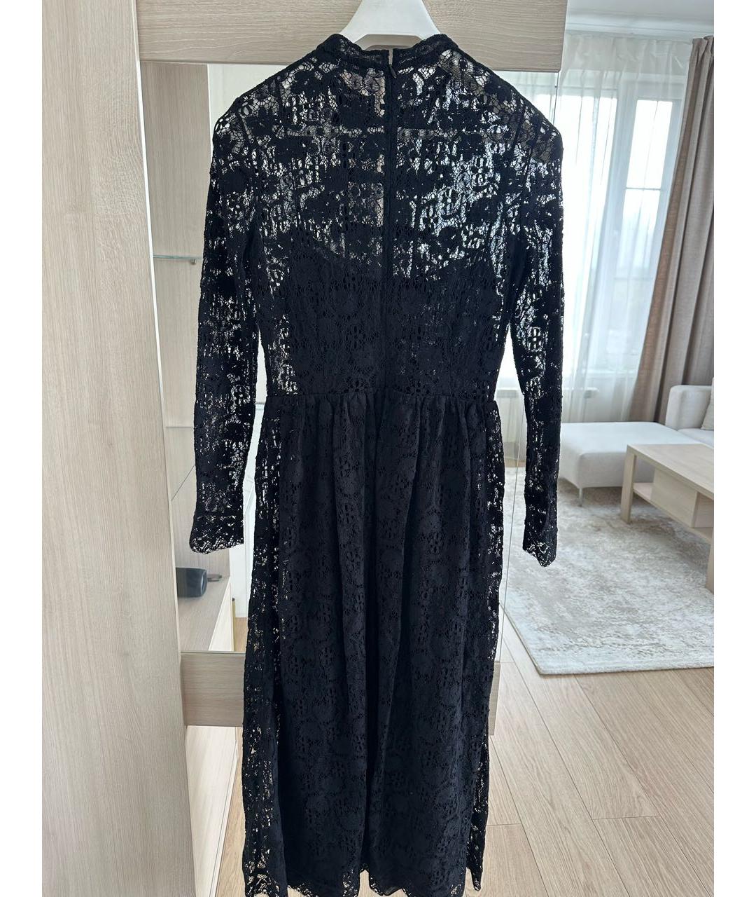 CHRISTIAN DIOR Черное шелковое вечернее платье, фото 3