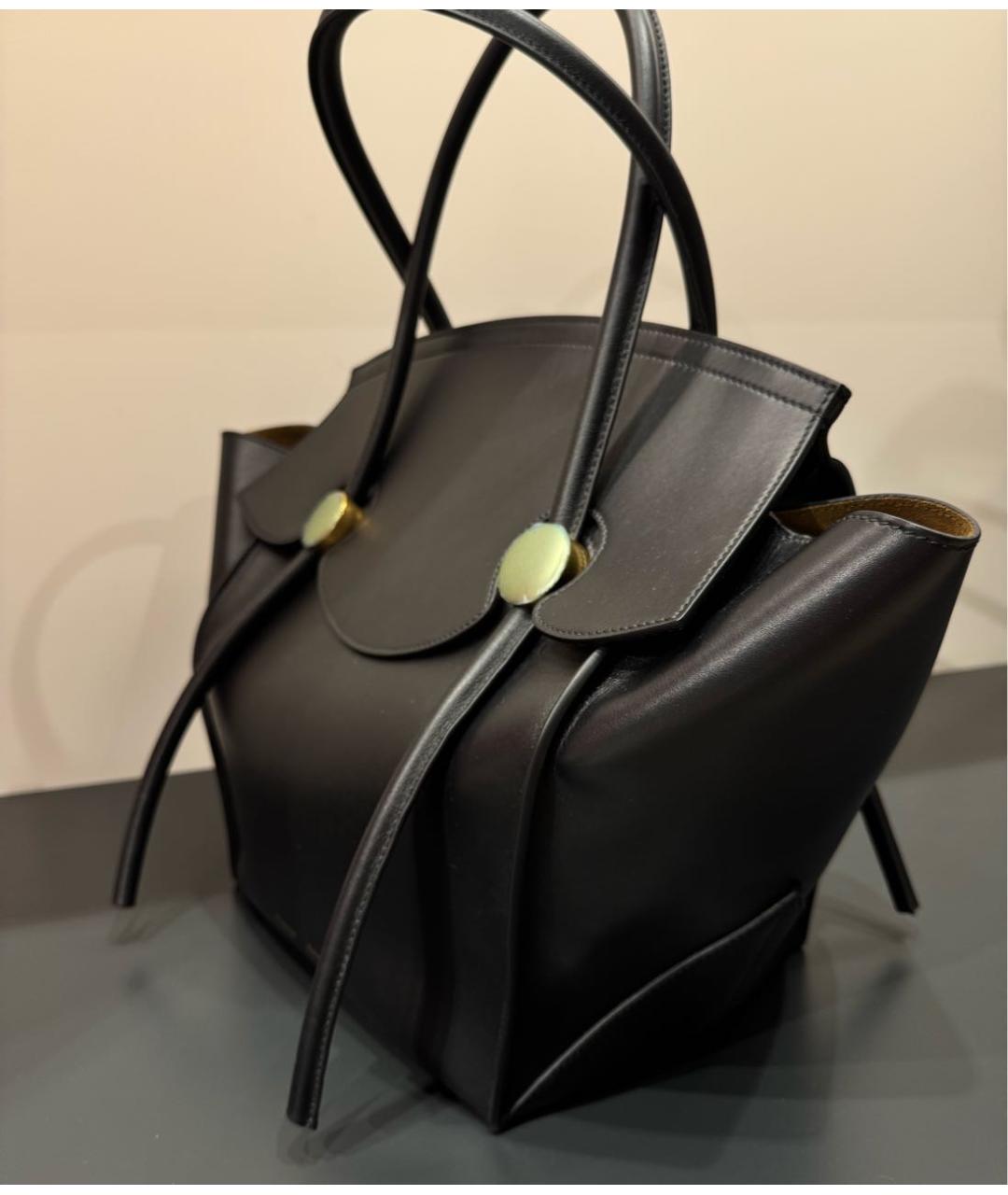 PROENZA SCHOULER Черная кожаная сумка тоут, фото 7