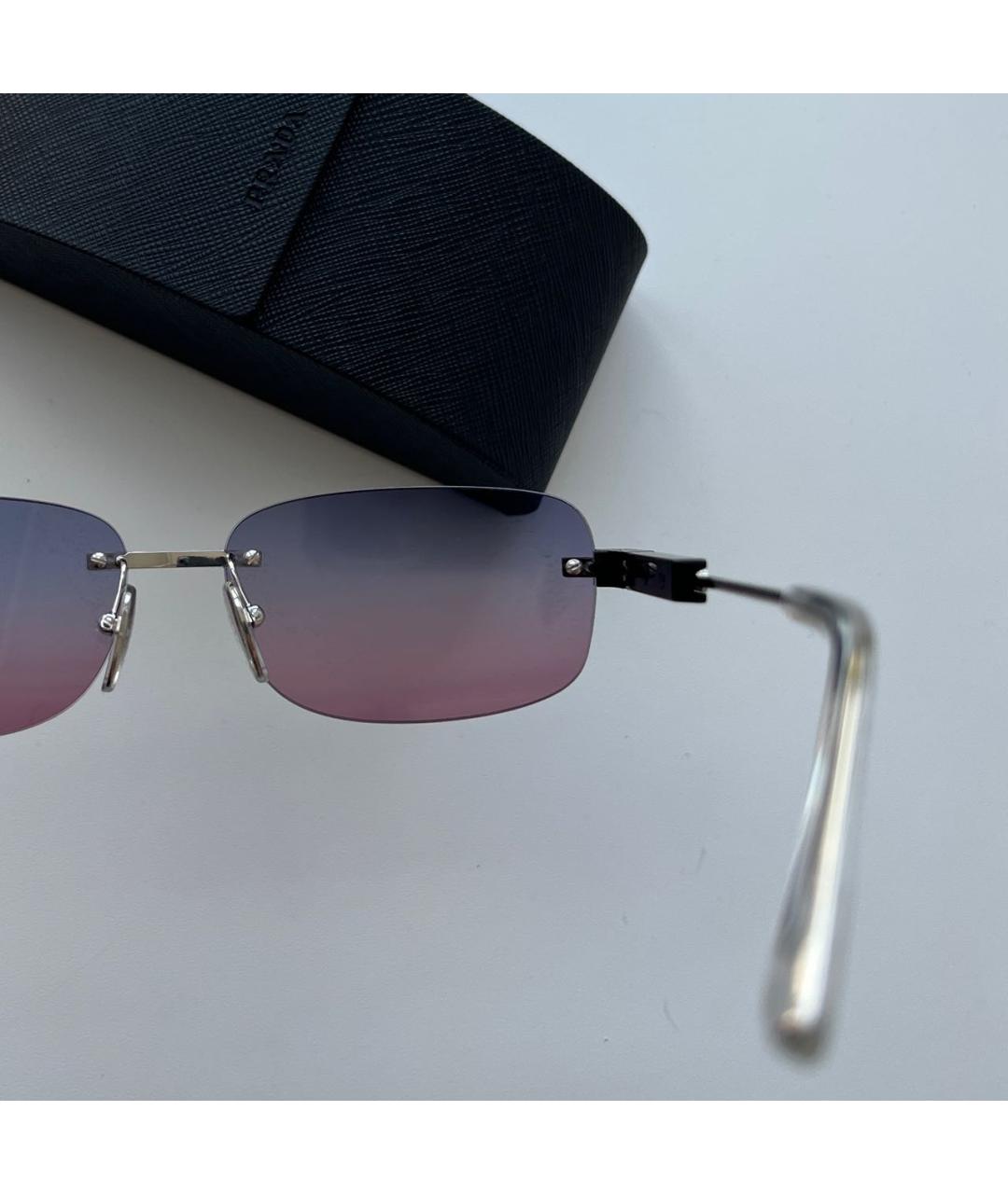 PRADA Мульти металлические солнцезащитные очки, фото 4