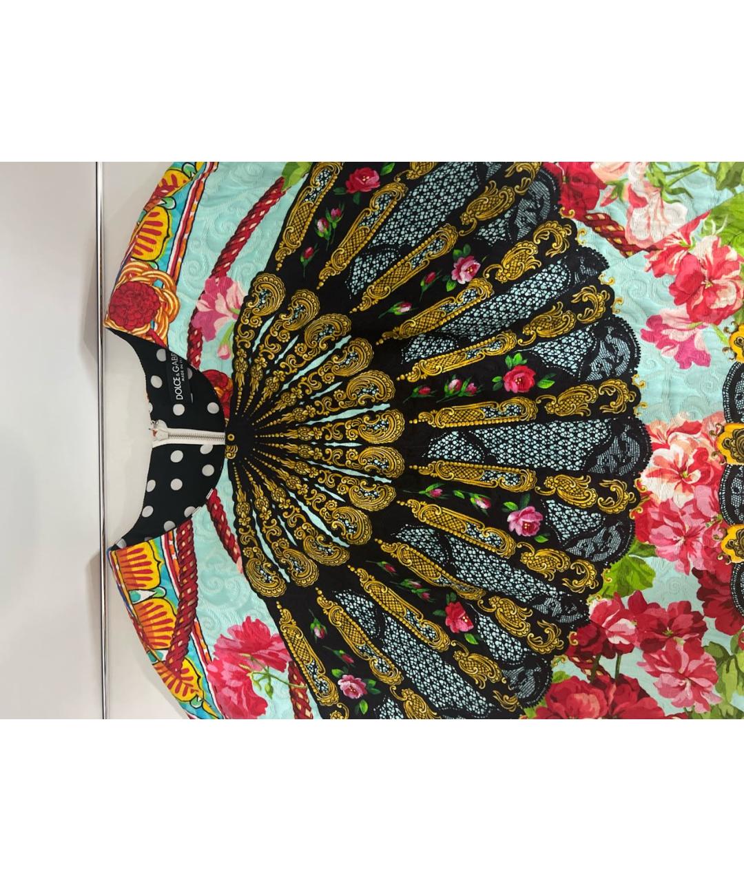 DOLCE&GABBANA Полиэстеровое платье, фото 4