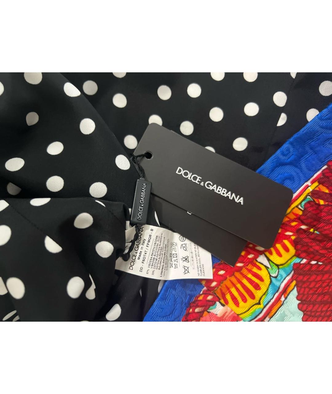DOLCE&GABBANA Полиэстеровое платье, фото 5
