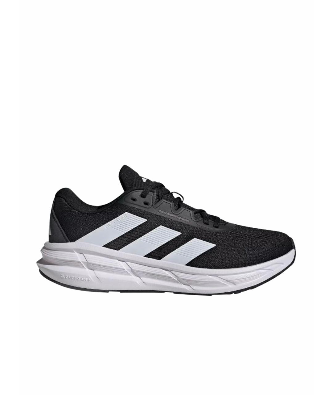 ADIDAS Черные текстильные кроссовки, фото 1