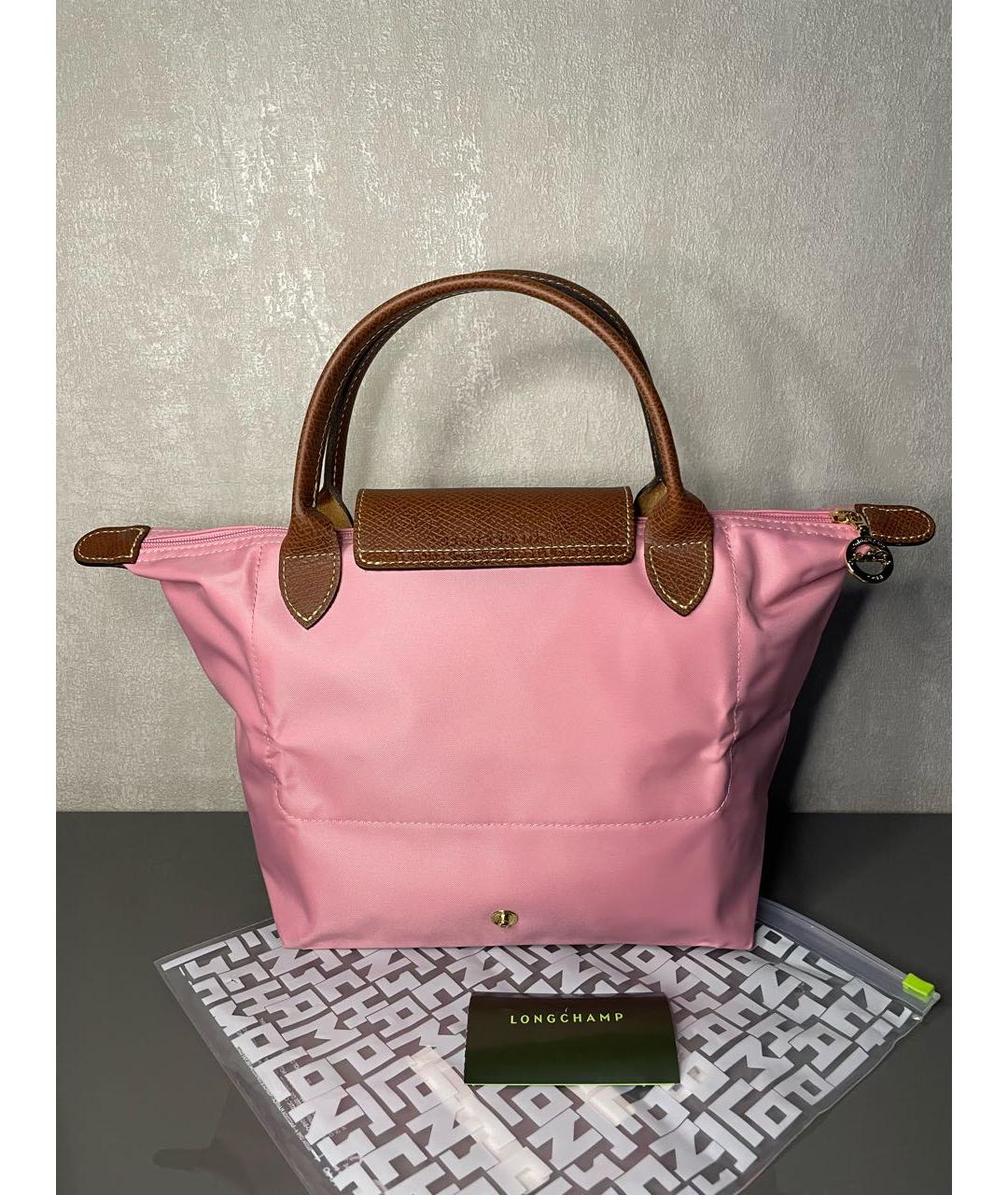 LONGCHAMP Розовая сумка тоут, фото 4