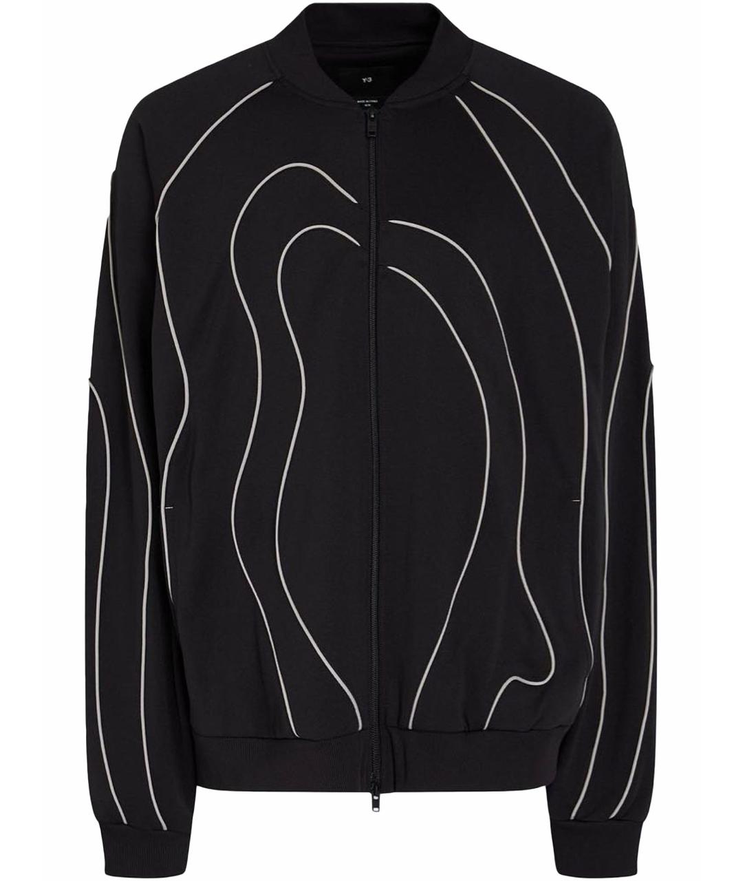 Y-3 Черная полиамидовая спортивная куртка, фото 1