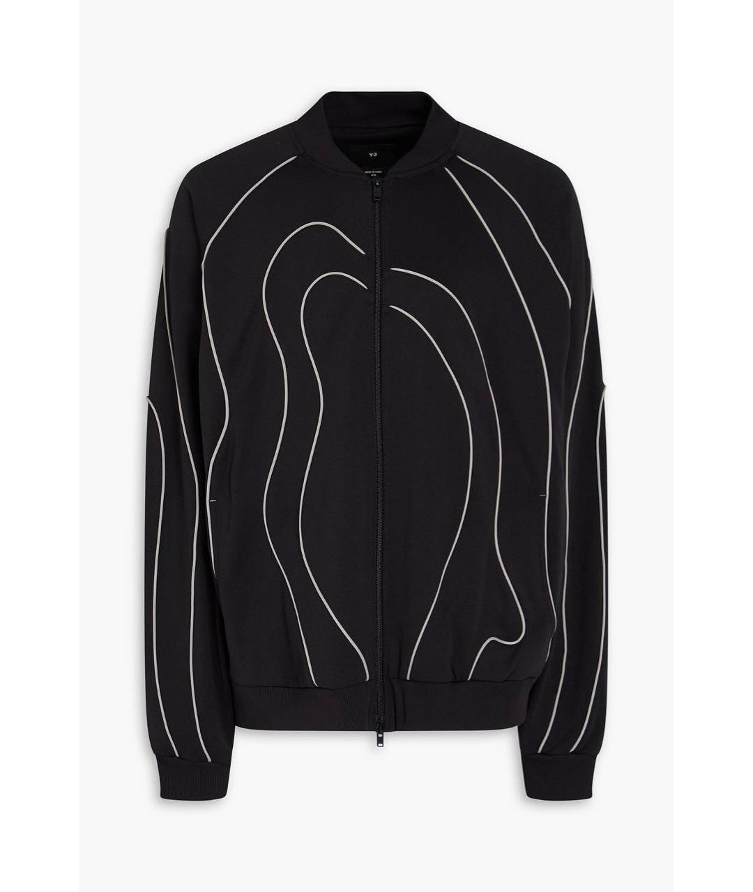 Y-3 Черная полиамидовая спортивная куртка, фото 9
