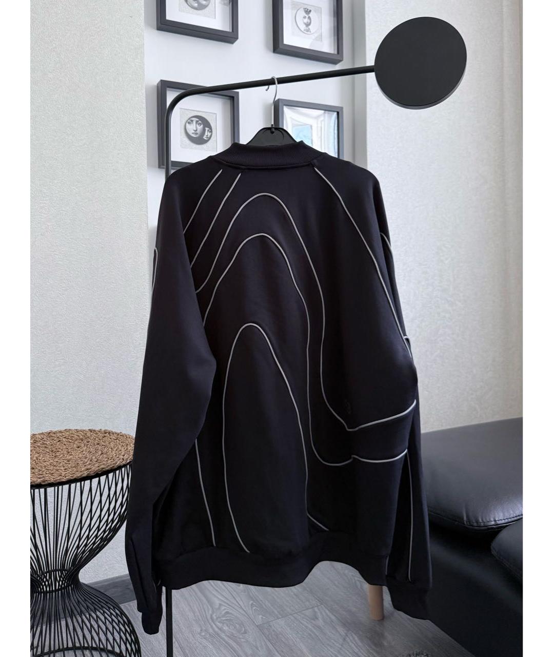 Y-3 Черная полиамидовая спортивная куртка, фото 7