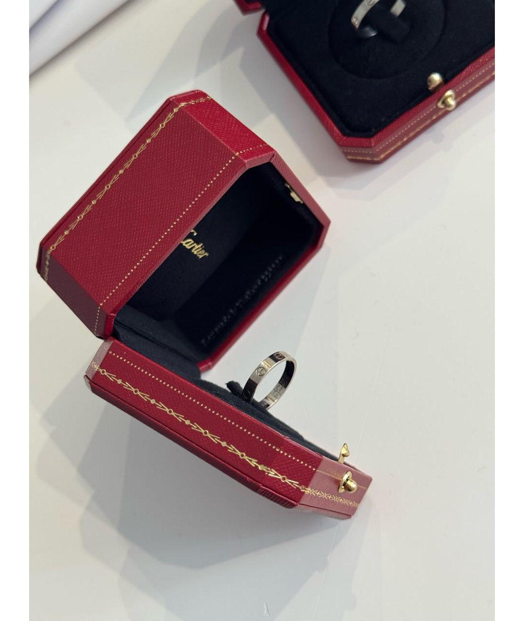 CARTIER Серебряное кольцо из белого золота, фото 3