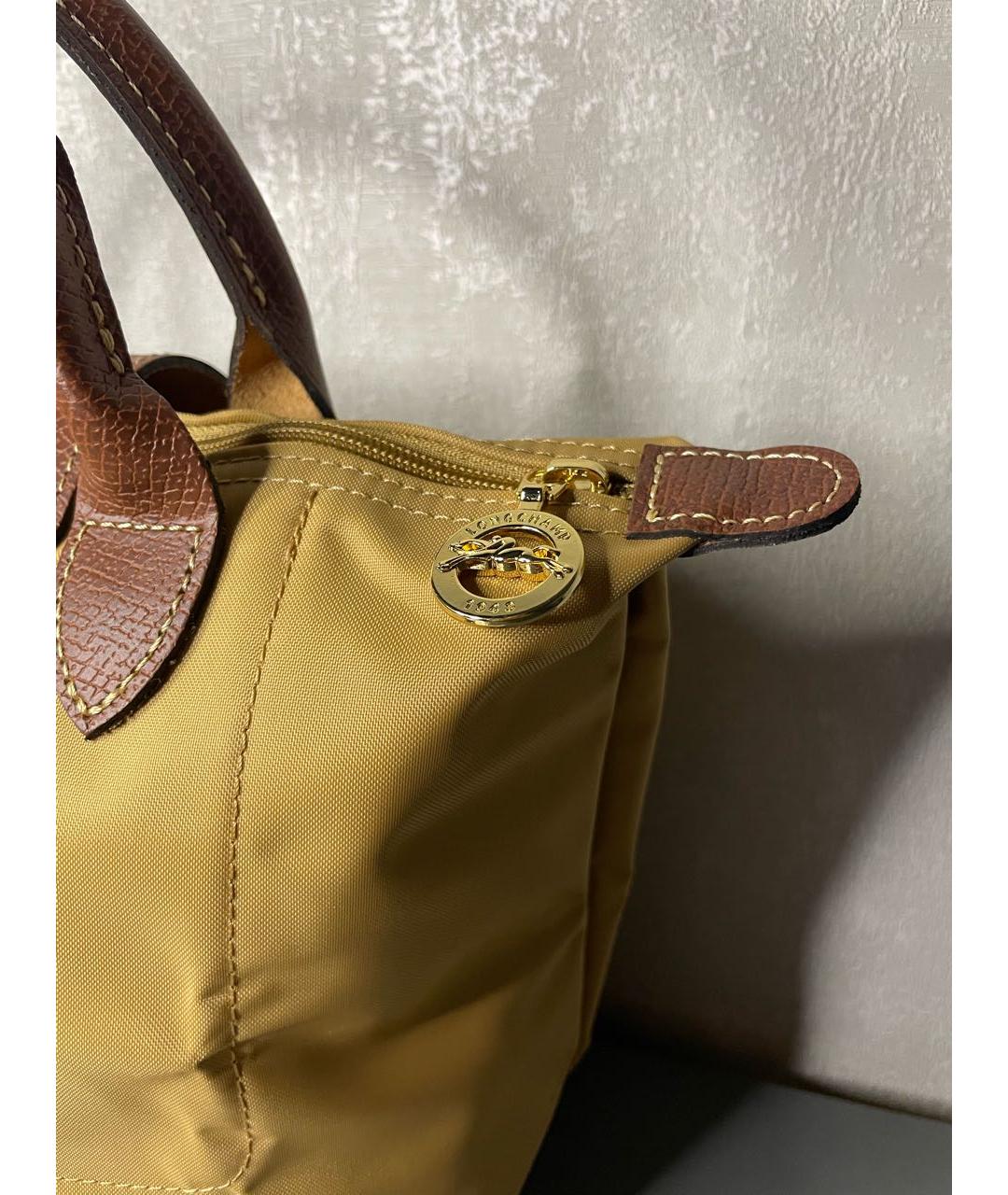 LONGCHAMP Бежевая сумка тоут, фото 6