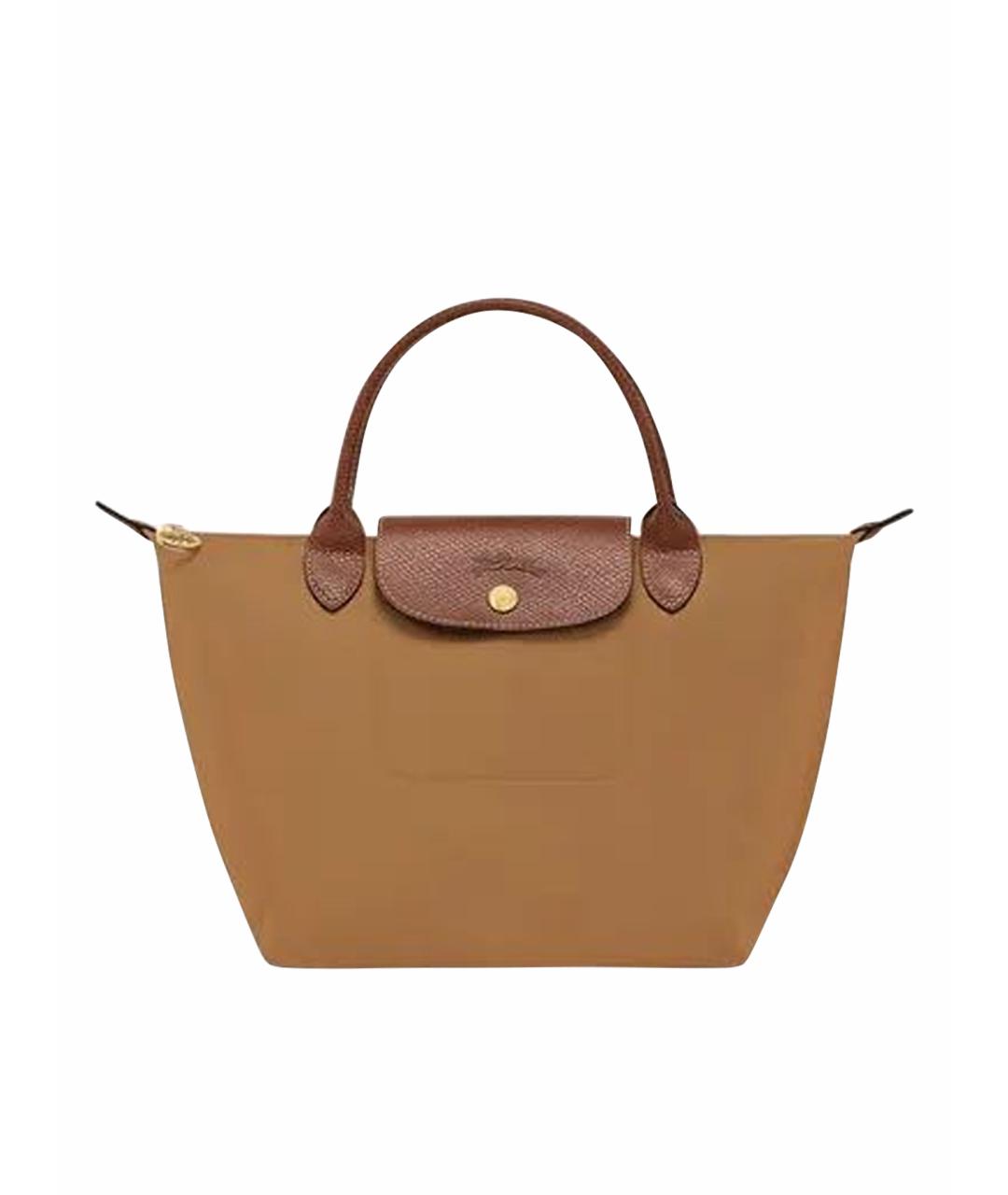 LONGCHAMP Бежевая сумка тоут, фото 1