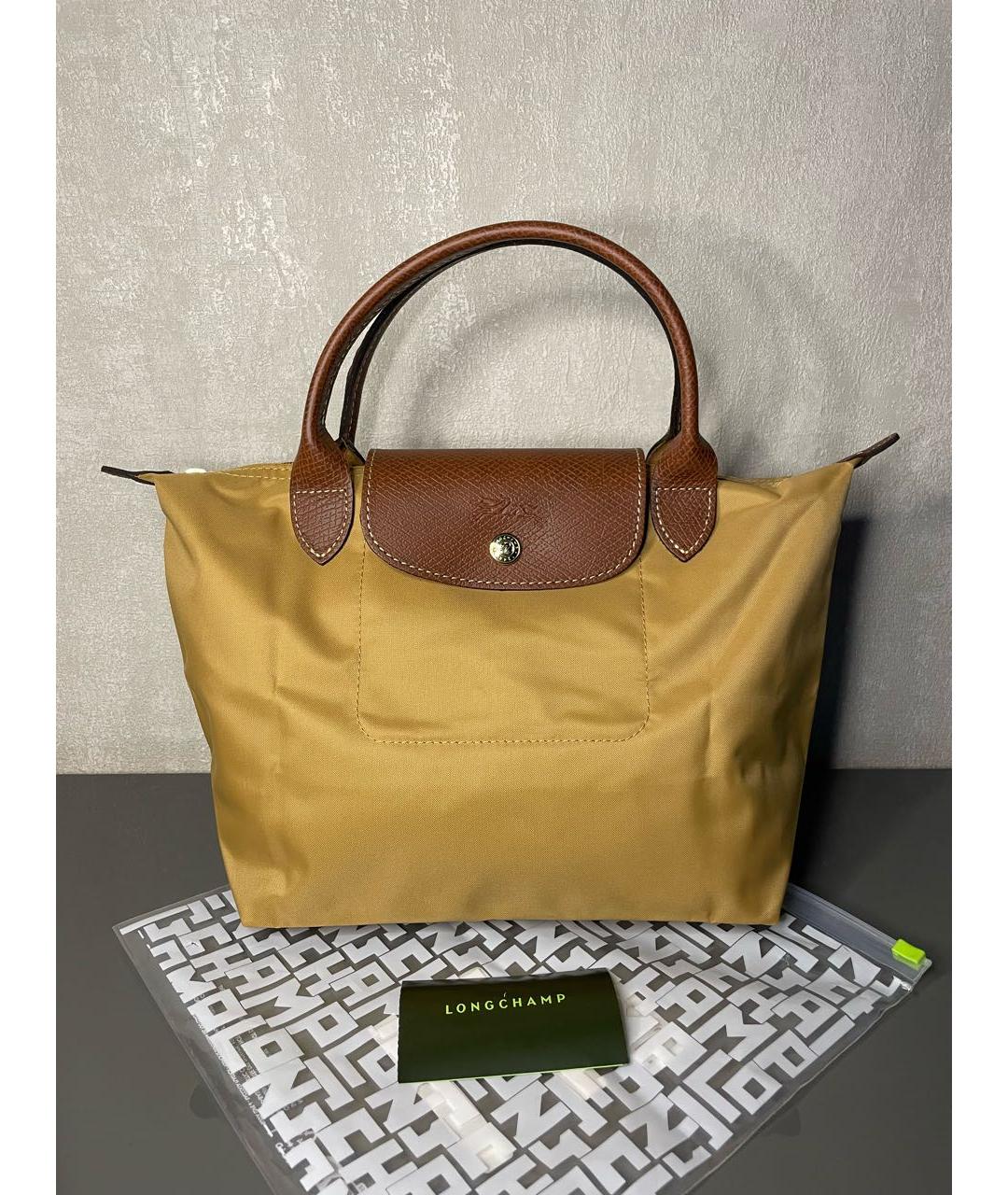 LONGCHAMP Бежевая сумка тоут, фото 2
