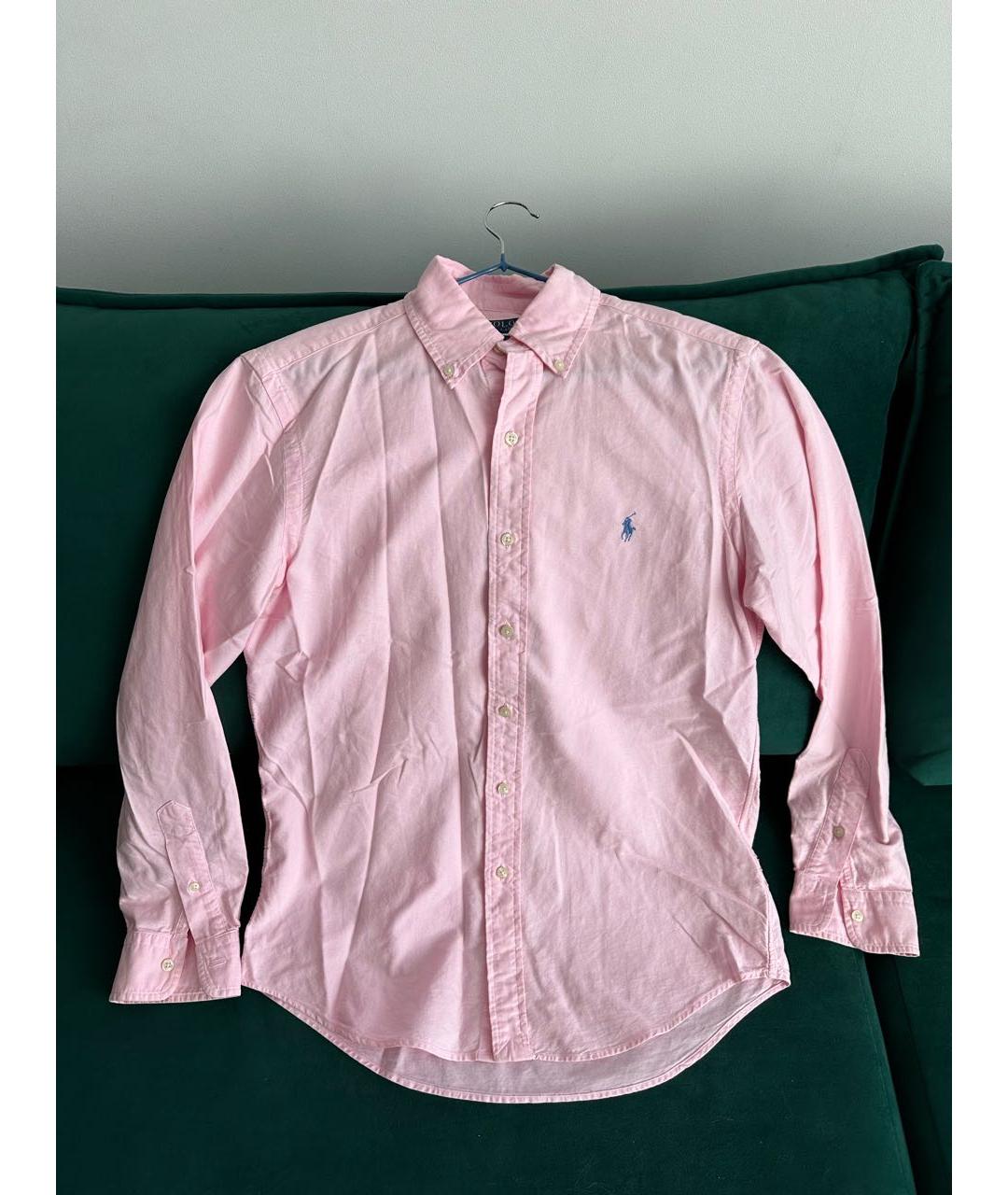 POLO RALPH LAUREN Розовая хлопковая рубашка, фото 8