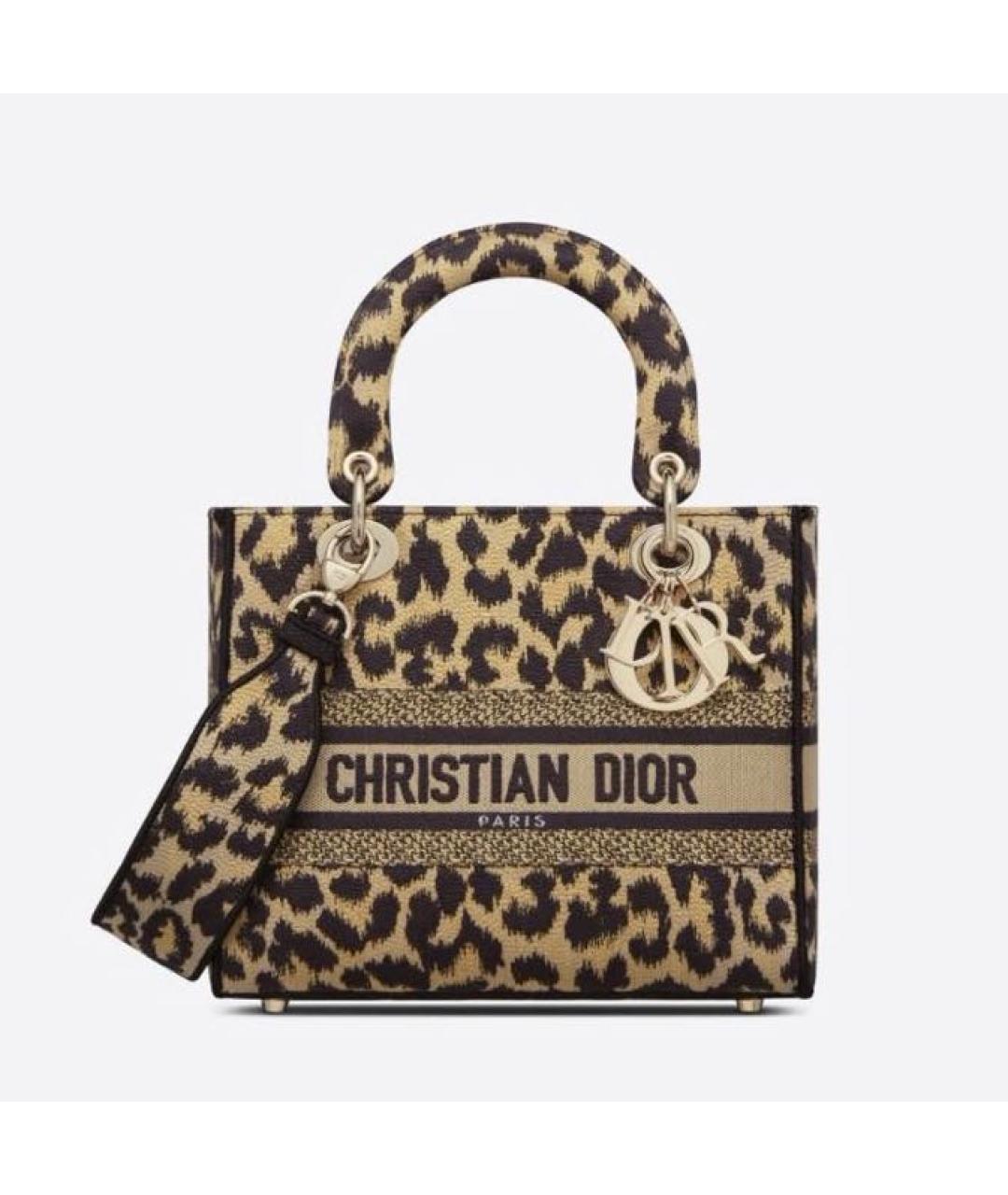 CHRISTIAN DIOR Коричневая сумка с короткими ручками, фото 9