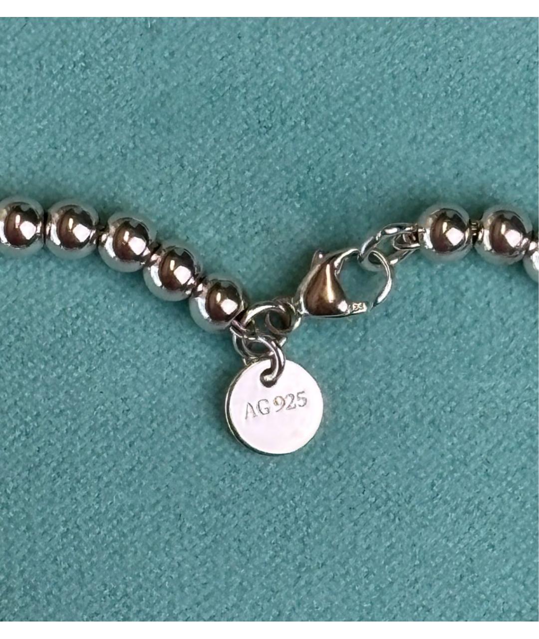 TIFFANY&CO Серебрянный серебряный браслет, фото 7
