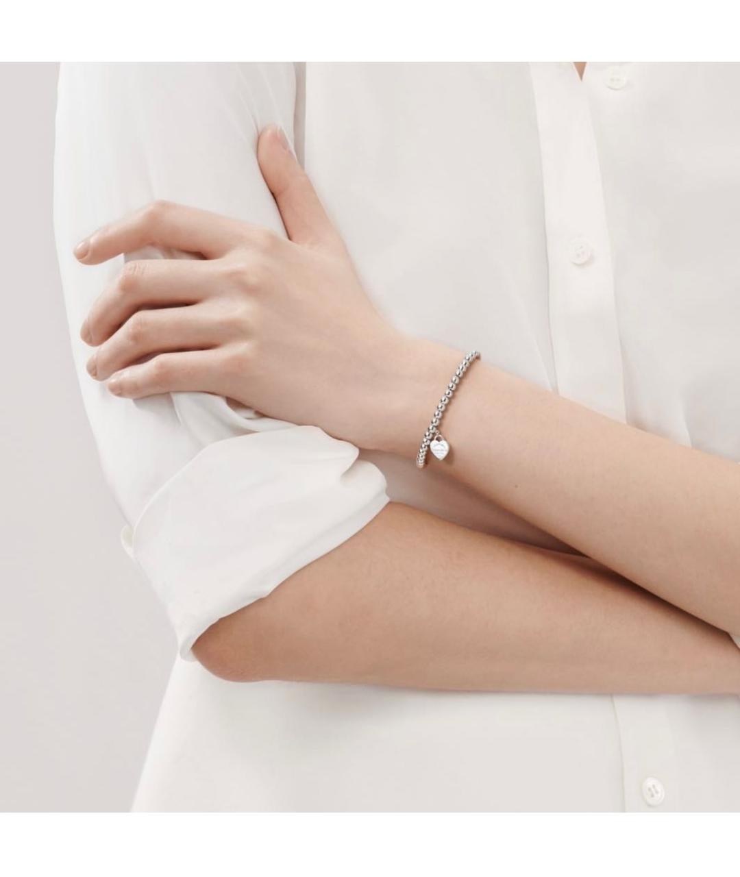 TIFFANY&CO Серебрянный серебряный браслет, фото 8