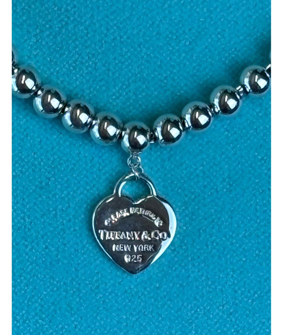 TIFFANY&CO Серебрянный серебряный браслет, фото 4