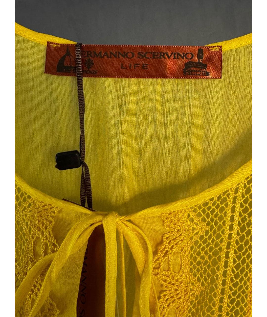 ERMANNO SCERVINO Желтое платье, фото 5
