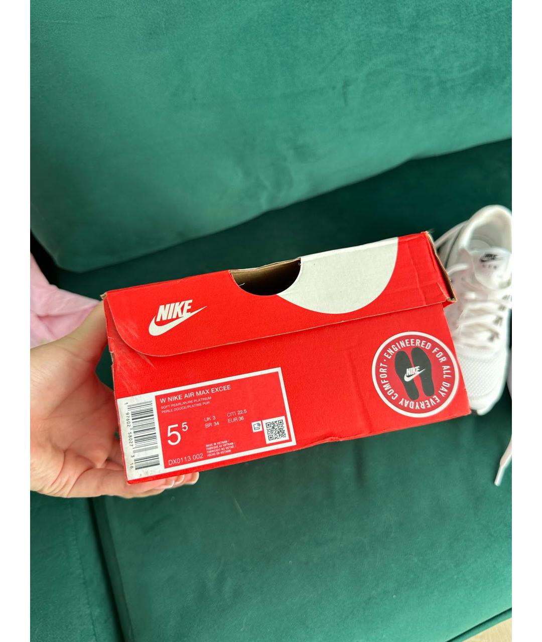 NIKE Белые кроссовки, фото 7
