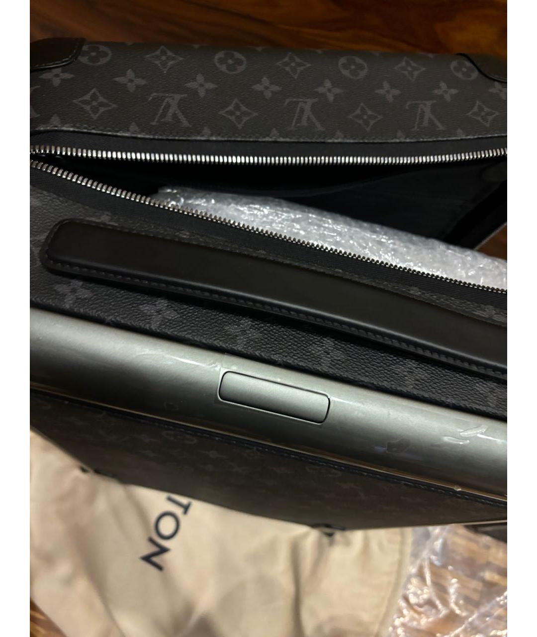 LOUIS VUITTON Черный чемодан, фото 7