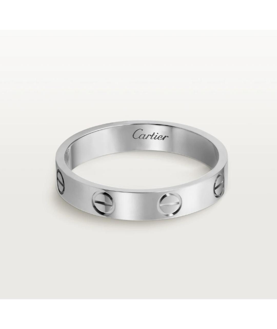 CARTIER Серебряное кольцо из белого золота, фото 4