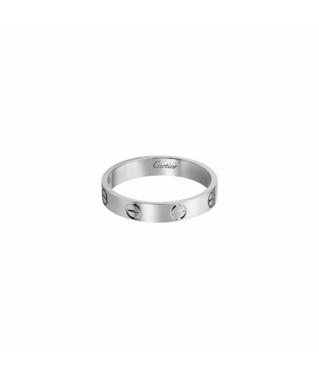 CARTIER Серебряное кольцо из белого золота, фото 1