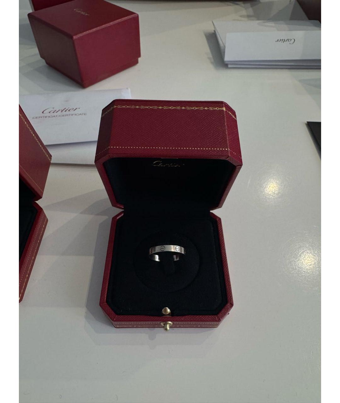 CARTIER Серебряное кольцо из белого золота, фото 2