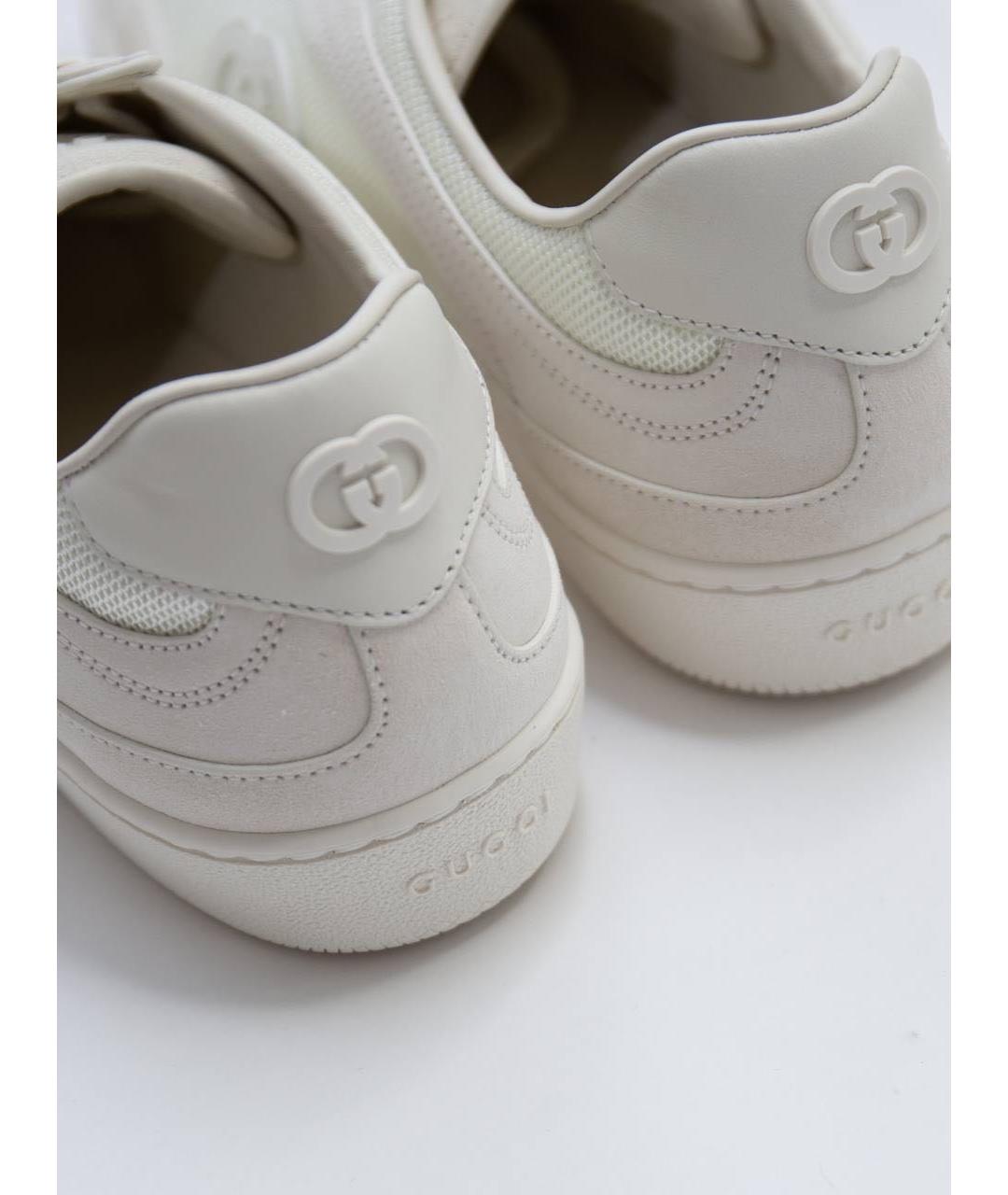 GUCCI Белые кеды, фото 4