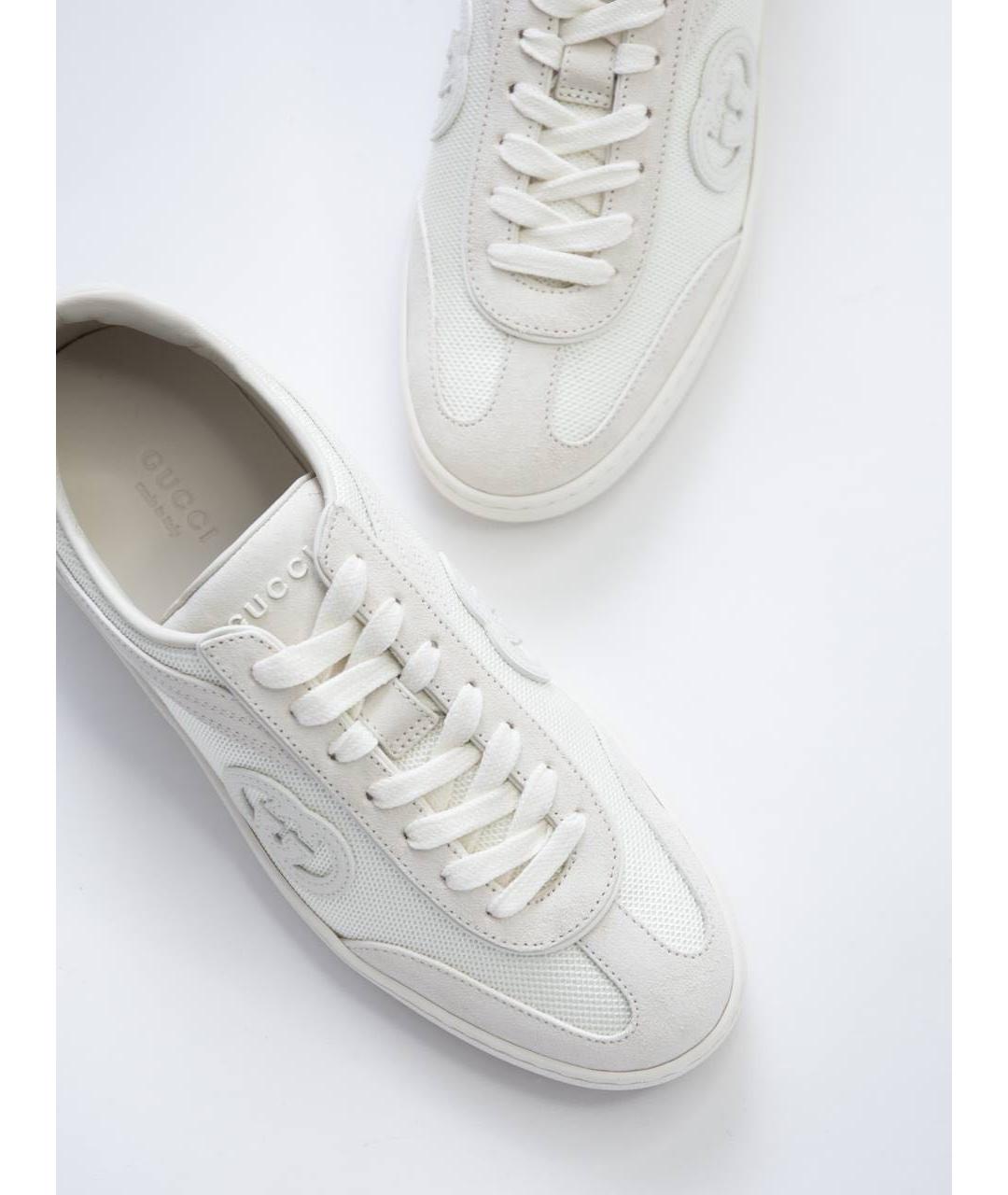 GUCCI Белые кеды, фото 3