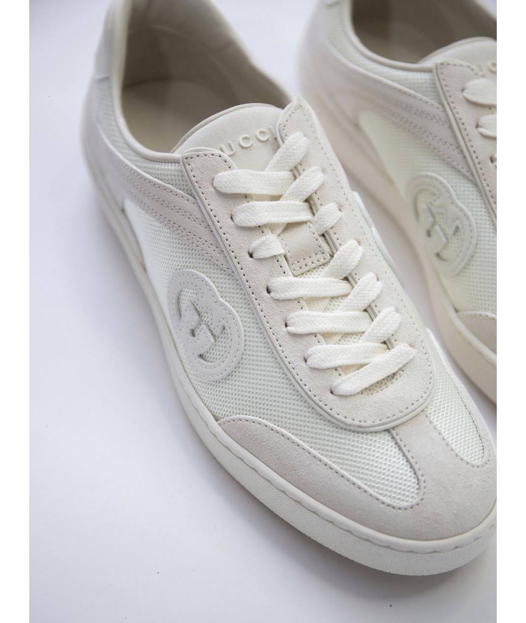GUCCI Белые кеды, фото 6