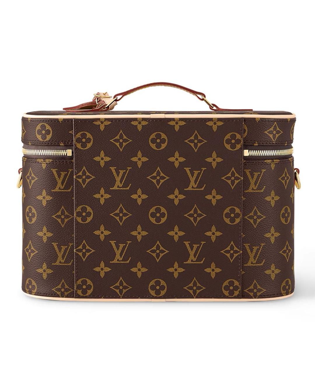 LOUIS VUITTON Коричневая кожаная сумка через плечо, фото 7
