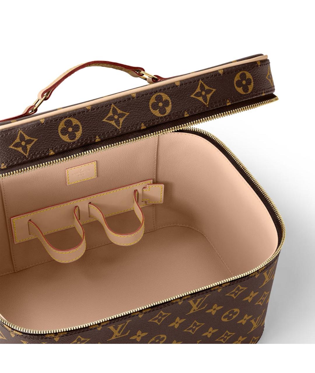 LOUIS VUITTON Коричневая кожаная сумка через плечо, фото 5