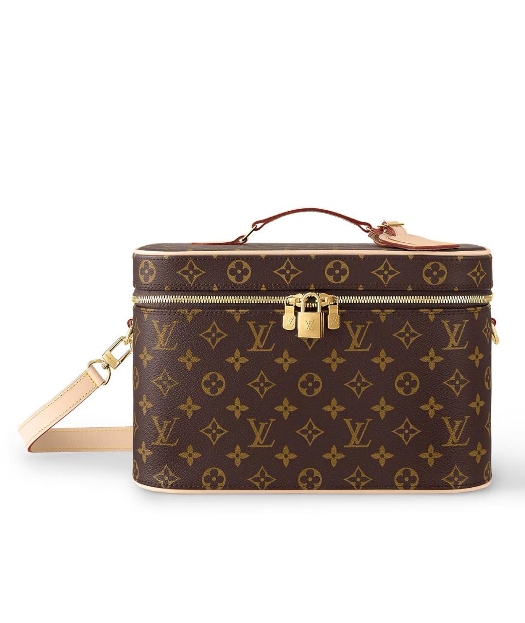LOUIS VUITTON Коричневая кожаная сумка через плечо, фото 9