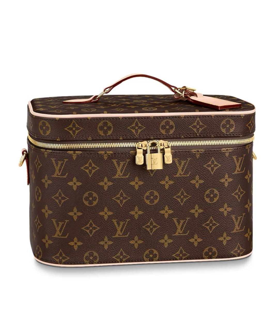 LOUIS VUITTON Коричневая кожаная сумка через плечо, фото 8