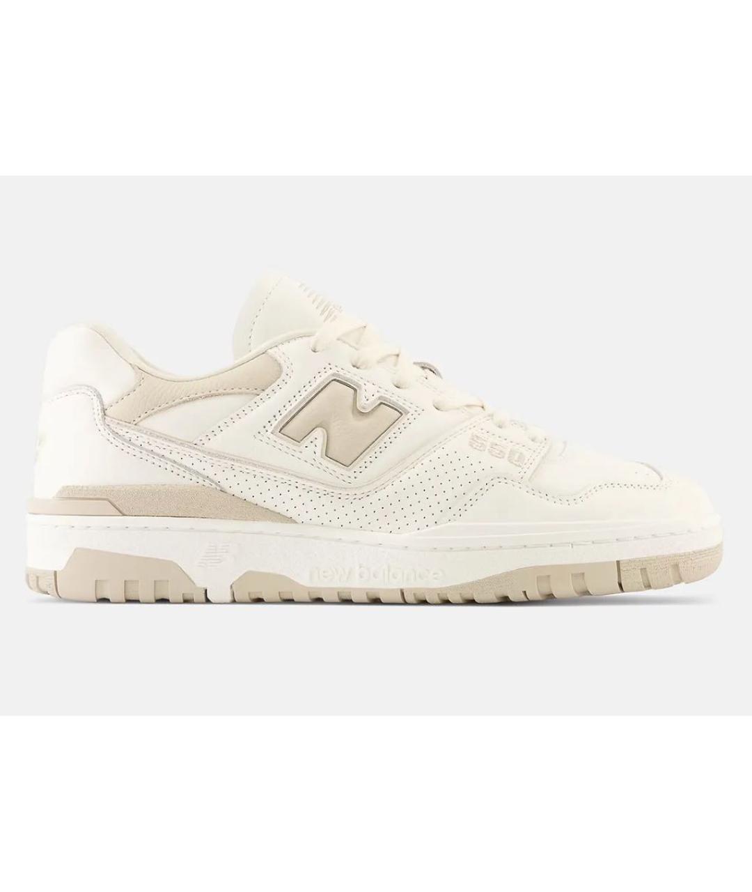 NEW BALANCE Белые кожаные кроссовки, фото 5