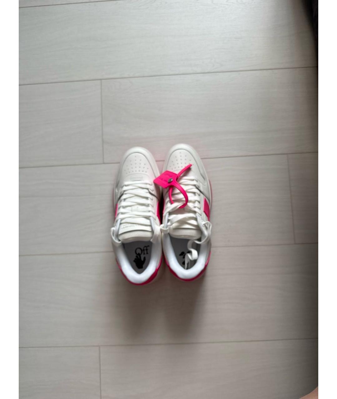OFF-WHITE Мульти кожаные кроссовки, фото 3