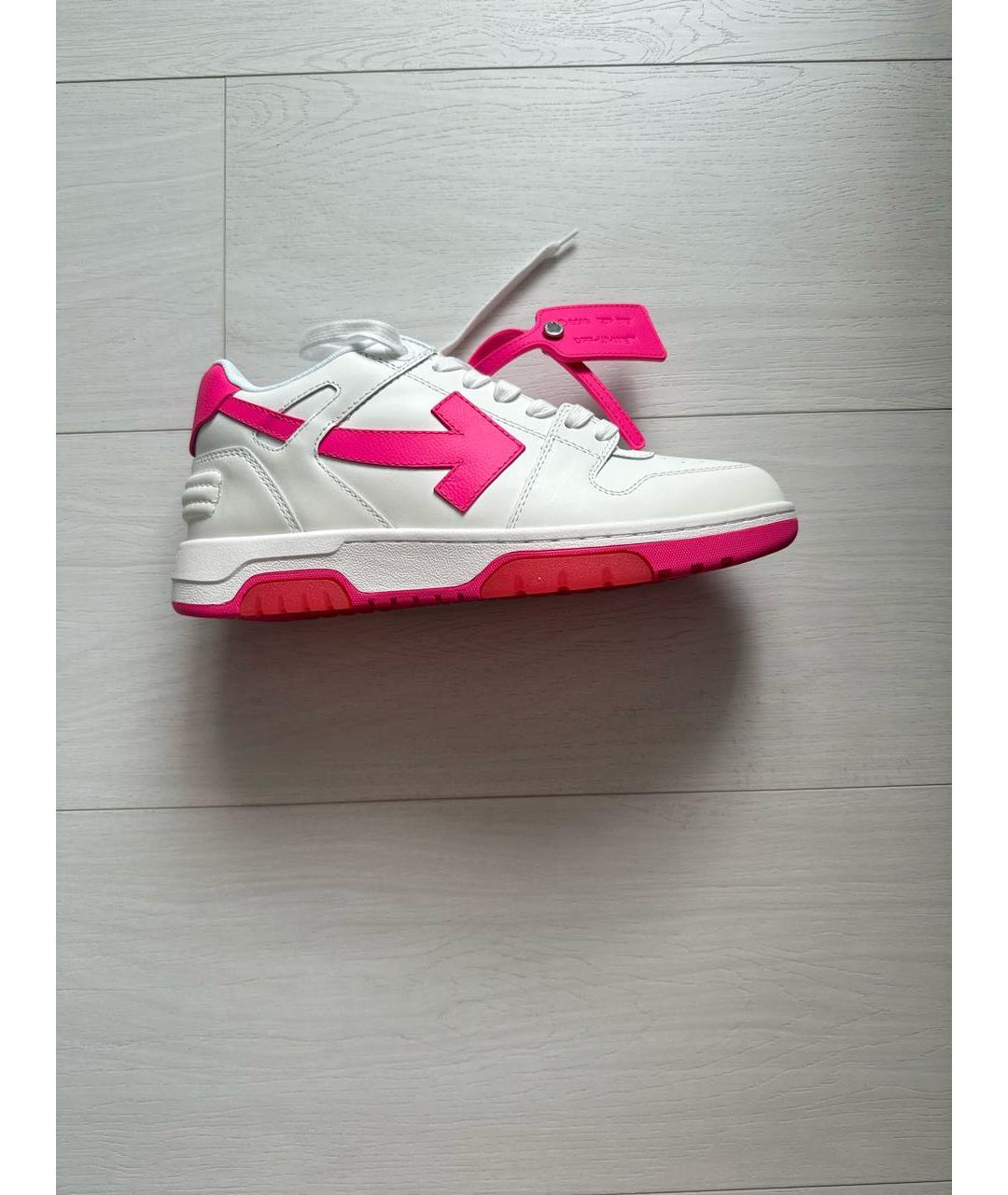 OFF-WHITE Мульти кожаные кроссовки, фото 5