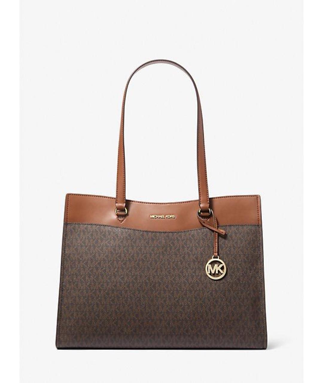 MICHAEL KORS Коричневая сумка тоут, фото 8