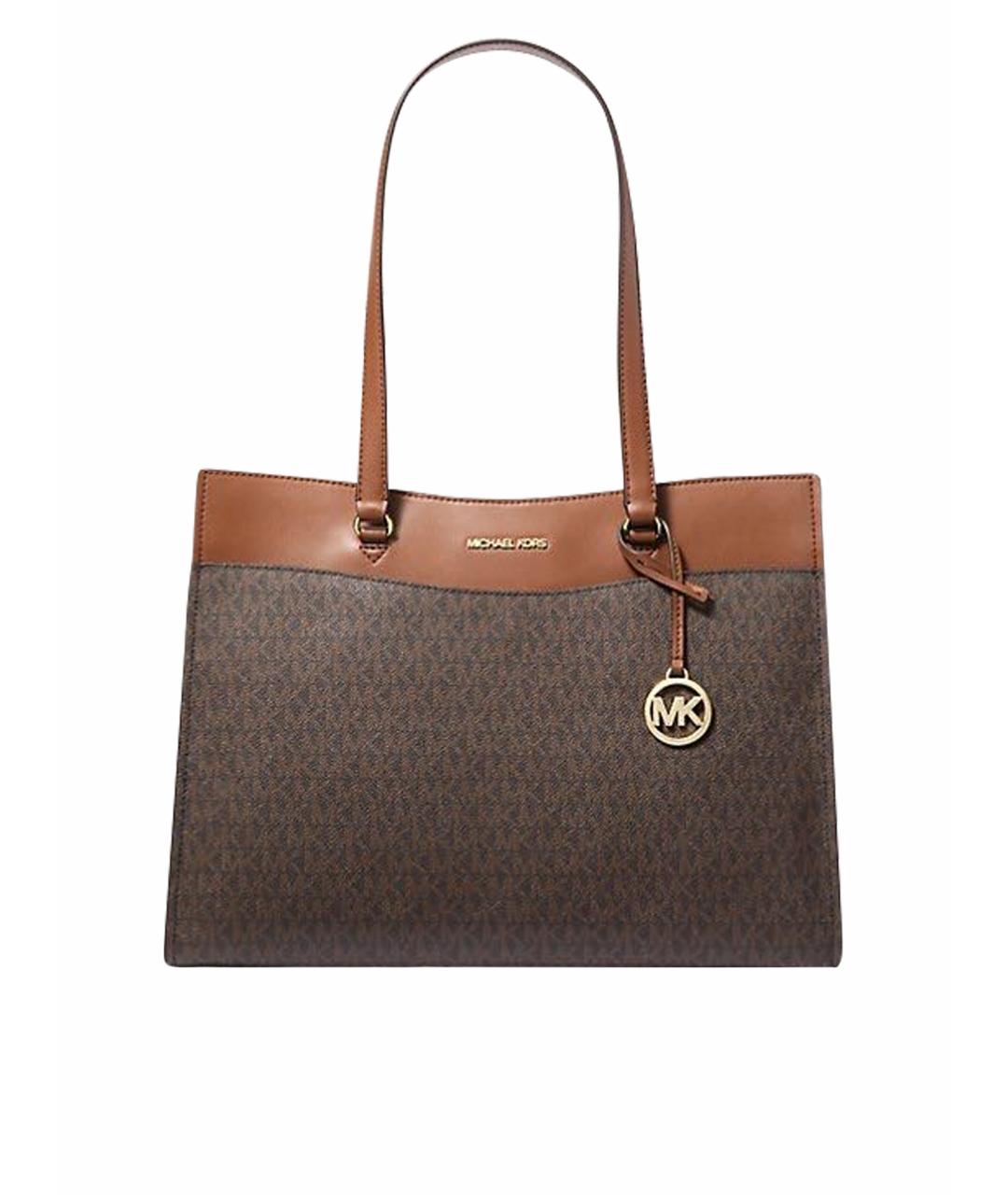 MICHAEL KORS Коричневая сумка тоут, фото 1