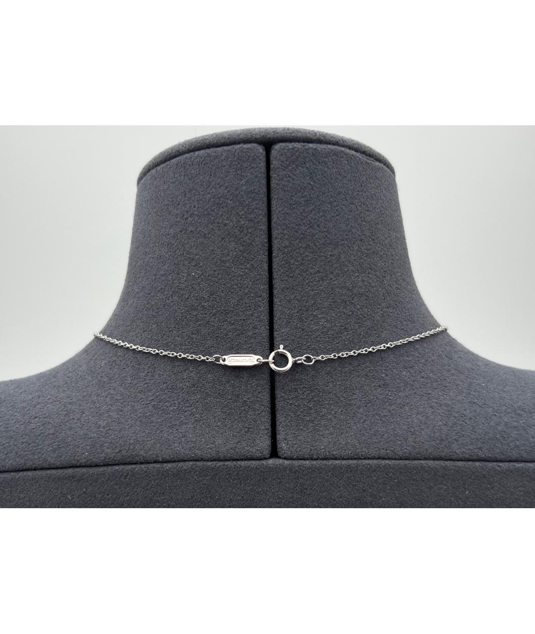 TIFFANY&CO Серебряное платиновое колье, фото 4